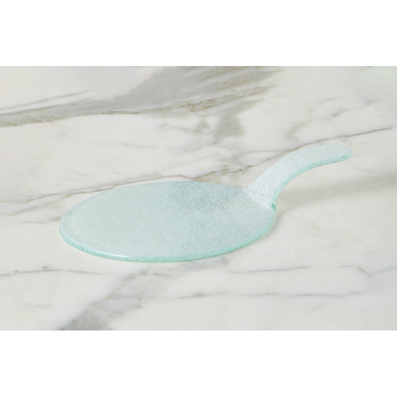Glass Stacking Appetizer Plate, White