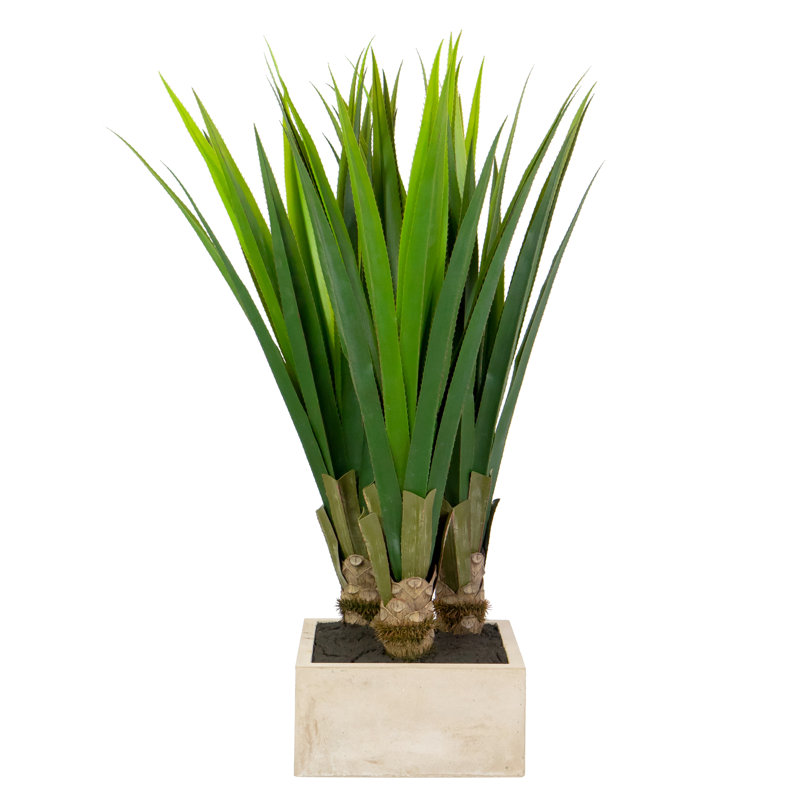 Agave artificiel 46 po en pot