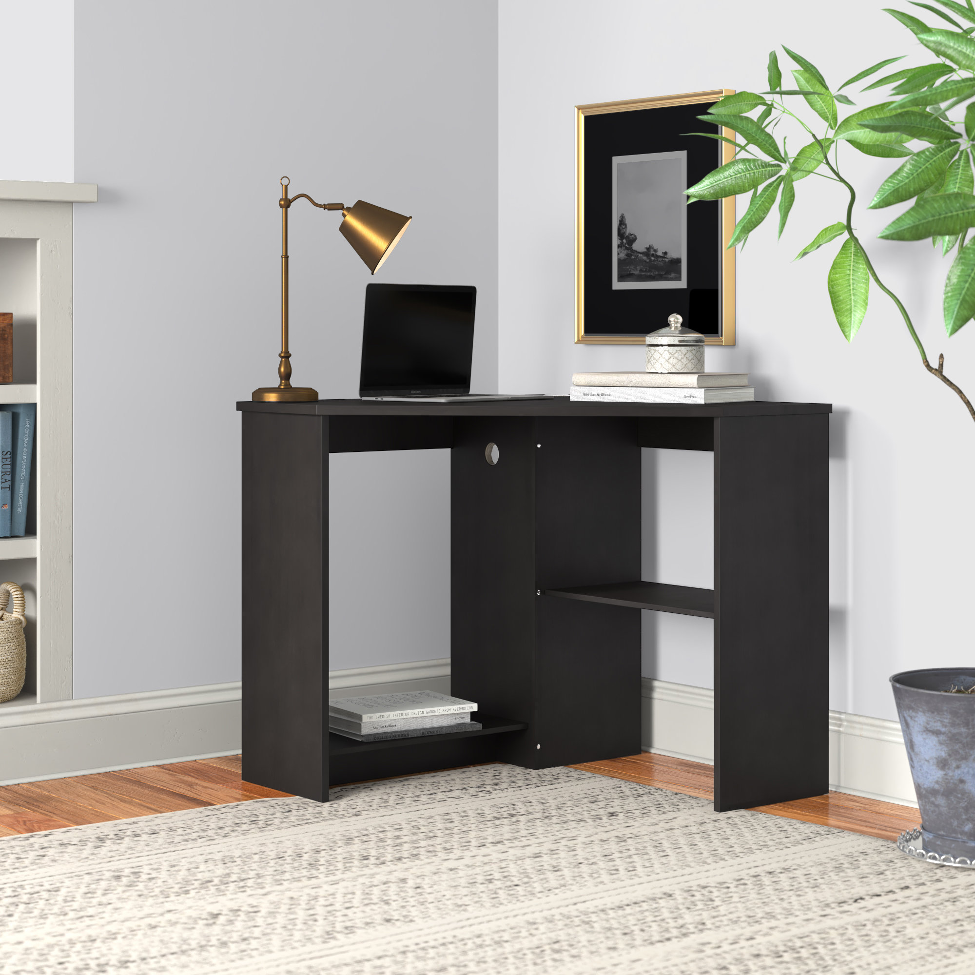 Andover Mills™ Hinkson L-Shaped Computer Desk | Wayfair