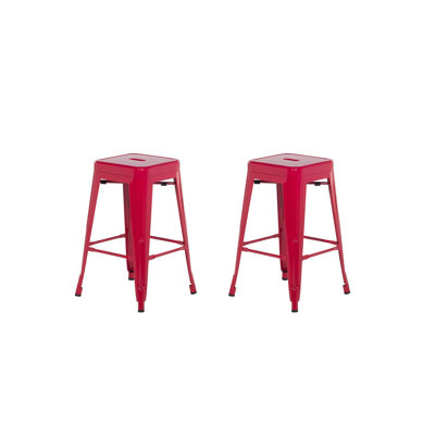 Counter Stool with Metal Frame
