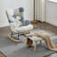 Fabric Rocking Chair-1484965623