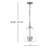 3 - Light Dimmable Bell Chandelier