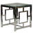 Varda Glass Top End Table