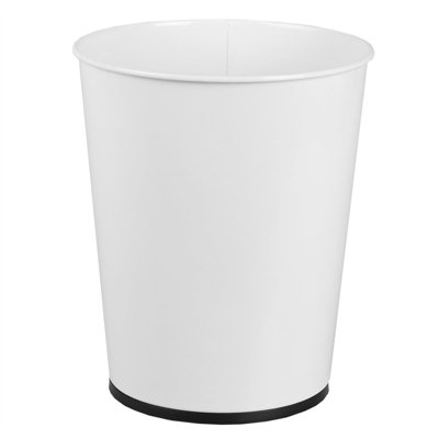 Steel Open Waste Basket - 2.11 Gallons