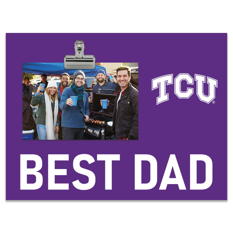 TCU Bright Line - Best Dad Clip Frame