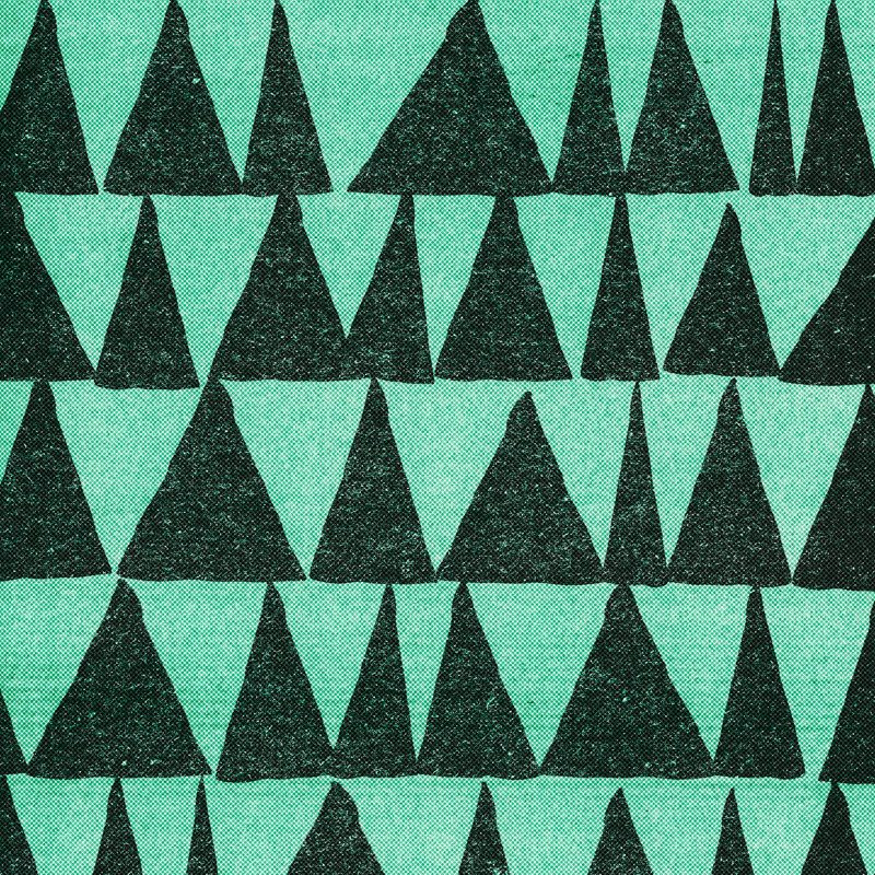 «Beloni Nick Nelson Analogous Shapes 1», reproduction sur toile tendue, H 36 po x l 36 po, Non, Encadrement argenté