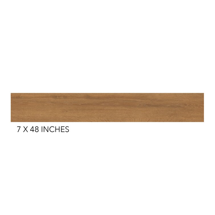 Mohawk Basics Waterproof Vinyl Plank Flooring in Sienna Brown 25mm, 7.5 x 7  Sample SPC1319478