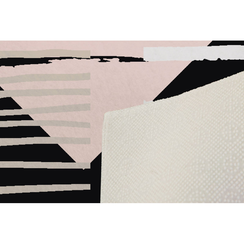 Elegant Hall Carpet, 3D Digital Print Design, 3.9 x 4.9 ft | 100% Polyester, Antibacterial, Non-Slip PVC Dot Underside, Pile Height: 0.04 in, Machine Washable, Perfect for Living Room & Entryway Decor