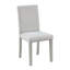 Élégant ensemble de chaises de salle à manger en bois massif pour quatre, rembourré avec un siège confortable, idéal pour diverses occasions de repas