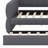 Multifunctional Upholstered Platform Bed Frame Featuring USB Ports And Convenient Trundle-1491971496