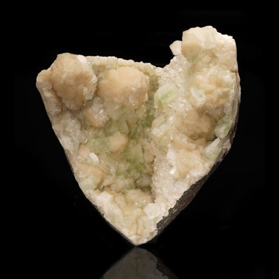 Stilbite et apophyllite verte de l'Inde / 9,5 lb