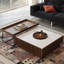 Un ensemble de tables basses de couleur noyer de style moyen