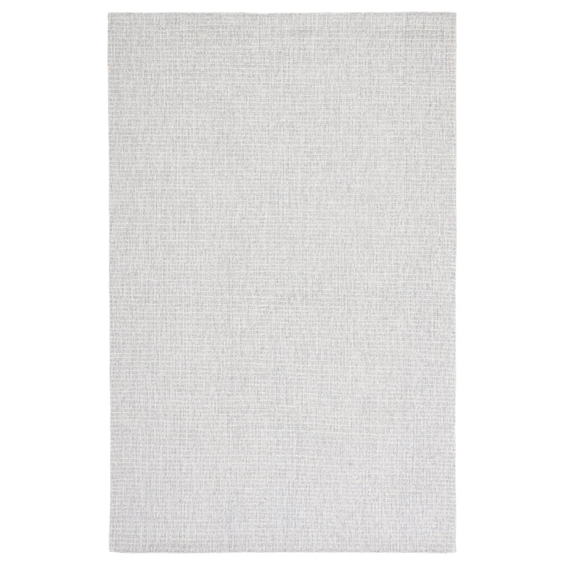 Abstract Hand Tufted Wool Rug, Rectangle 8' x 10'