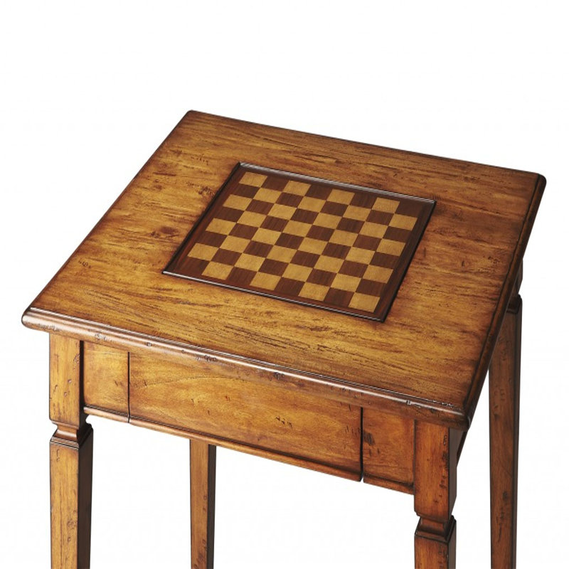 30" Mountain Lodge Chess & Backgammon Table