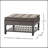 Sophisticated Square Ottoman With Storage And Bottom Rack, A Stylish And Functional Addition To Any Room