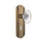 Deco Plate with Decorative Keyhole and Oval Fluted Crystal Door Knob-399572864-396332561
