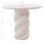 Nidia Lightweight Concrete Terrazzo Outdoor Bistro Table, Ivory