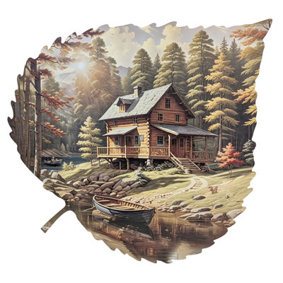 Aspen Cabin Leaf Large