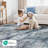 9'X12' Neutral Modern Washable Abstract Area Rug Blue-118613662