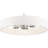 4 - Light Dimmable Drum Chandelier