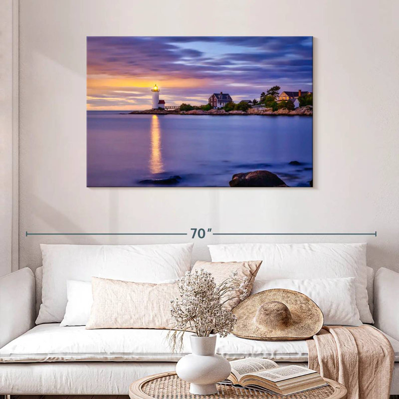 Annisquam lighthouse in massachusetts Aletra, H 30 po x l 45 po