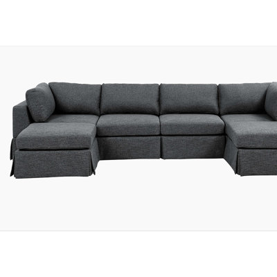 Canapé modulaire 6 pièces rembourré