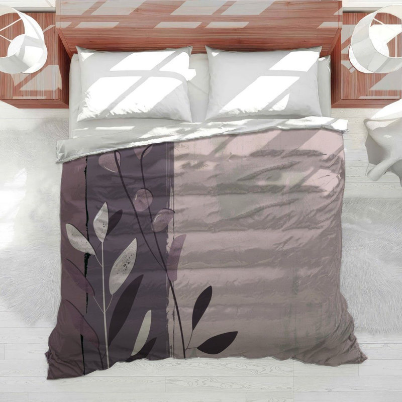 Illustration de l'édredon floral Poppies Bedding, Édredon très grand