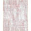 Carpettes 9 x 12 pour la chambre à coucher du salon, tapis moderne lavable à la machine, grand tapis doux à poils courts avec envers antidérapant pour la salle à manger, rose / gris
