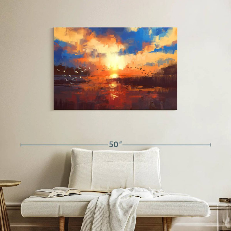 Alvord Sublime Sunset, H 26 po x l 39 po