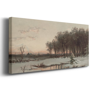 Série paysage - CCCCXCVII - Toile tendue avec châssis - Prêt à être accroché