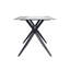 Senath Modern Dining Table with Sintered Stone Top and Stainless Steel Base-94455554-99306603