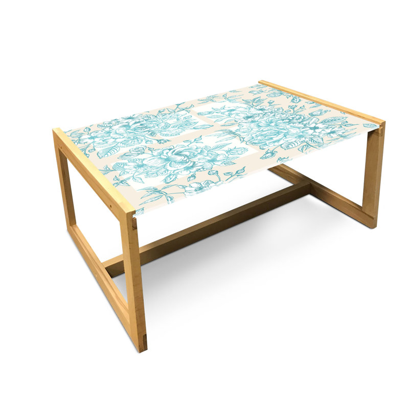 Jacquelle Trestle Coffee Table, 40cm H x 91cm W x 62cm D