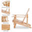Chaise Adirondack en bois Abilene-1096682873