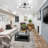 Dorae 6 - Light Dimmable Sputnik Modern Linear Chandelier Semi Flush Mount Ceiling Light-87821264