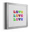 «Love Love Love», art textuel sur toile-588528969-588528971