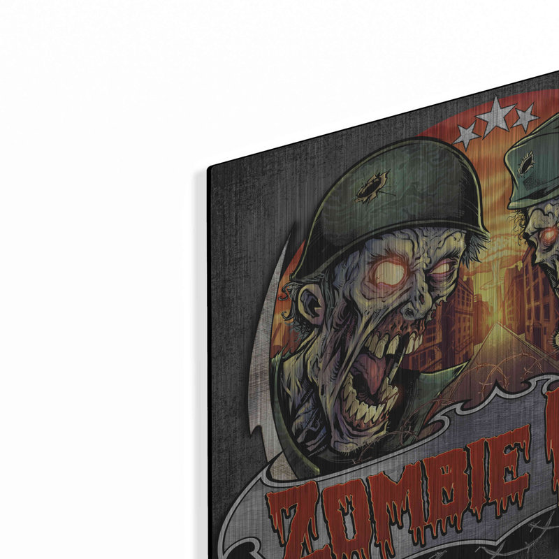 «Zombie War Soldiers» par Flyland Designs, H 12 po x l 12 po