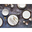 Industrial 12 Piece Stoneware Dinnerware Set, Service For 4