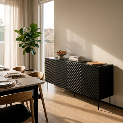 Onda 74.8" Sideboard with Matte Finish