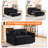 54" Velvet Convertible 3-In-1 Sofa Bed-335867755