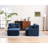Compression Sofa, Combining Chaise Longue With 2 Pillows