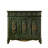 Green Solid Wood Shoe Storage Bench-1105006424