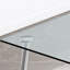 Table rectangulaire en verre Modern Modern