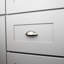 Heritage Designs Collins Cup Pull - 3" Centre to Centre Cabinet Pull Satin Nickel - Transitional Hardware for Drawers & Cabinets-70215002