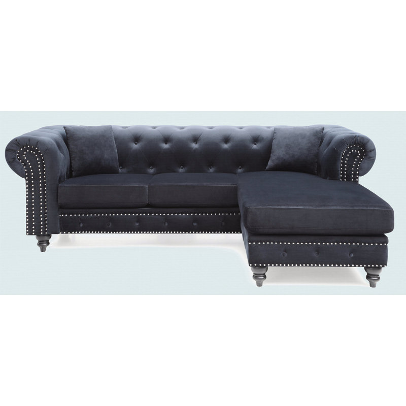 Canapé modulaire moderne avec méridienne