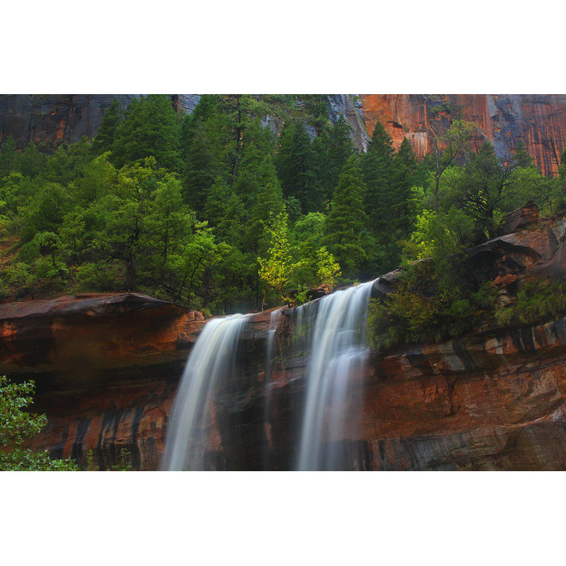 Zion Emerald Pools - Wrapped Canvas Print, 30cm H x 46cm W x 3.8cm D