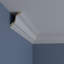 3 3/4"H x 2 3/4"P x 4 5/8"F x 94 1/2"L Traditional Smooth Crown Moulding
