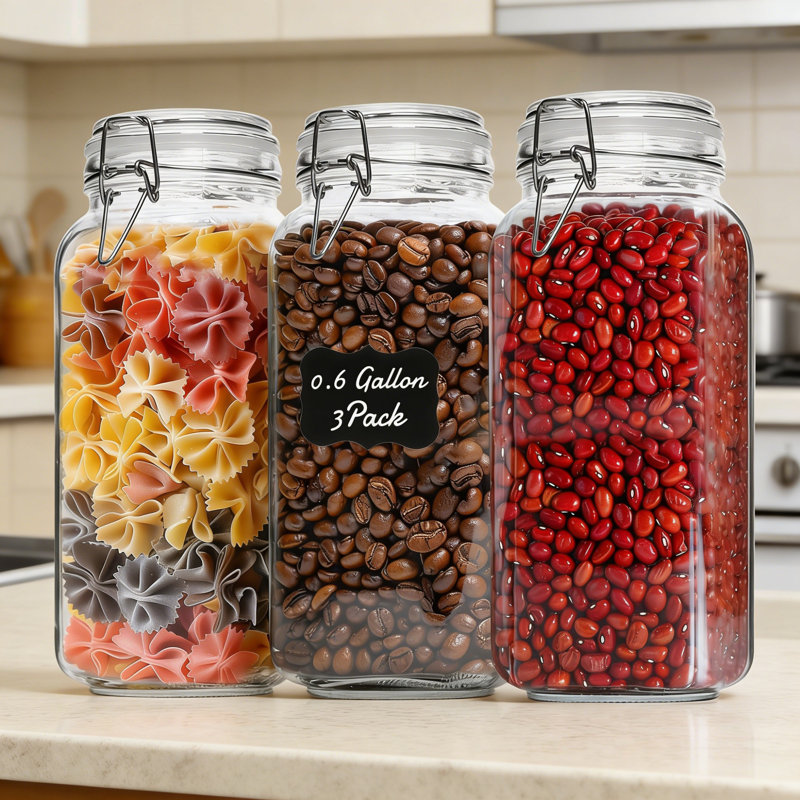 Glass Bulk Food Storage Container