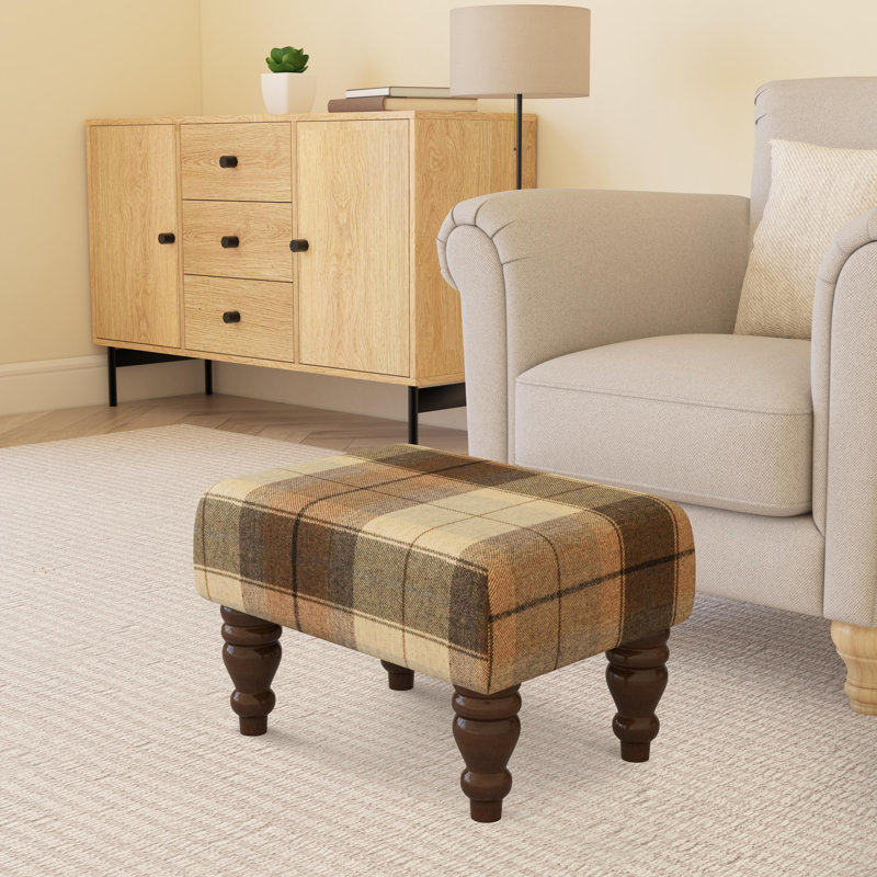Manufactured Wood Accent Stool, Mahogany