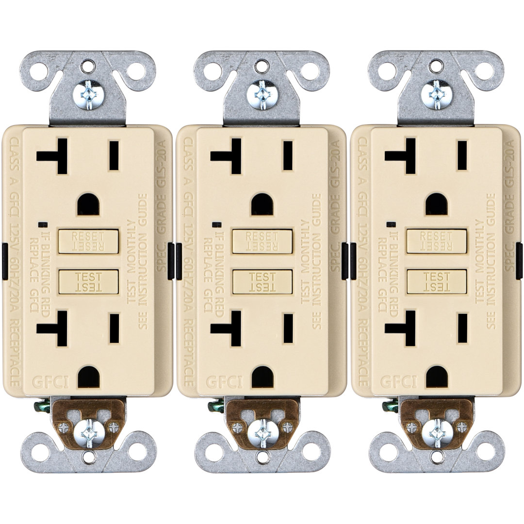 20-Amp GFCI Duplex Outlet Faith 