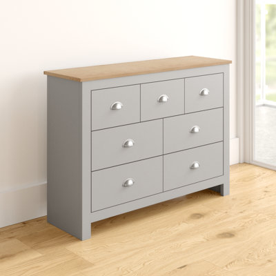 Gia 111.5cm W 7 - Drawer Chest of Drawers
